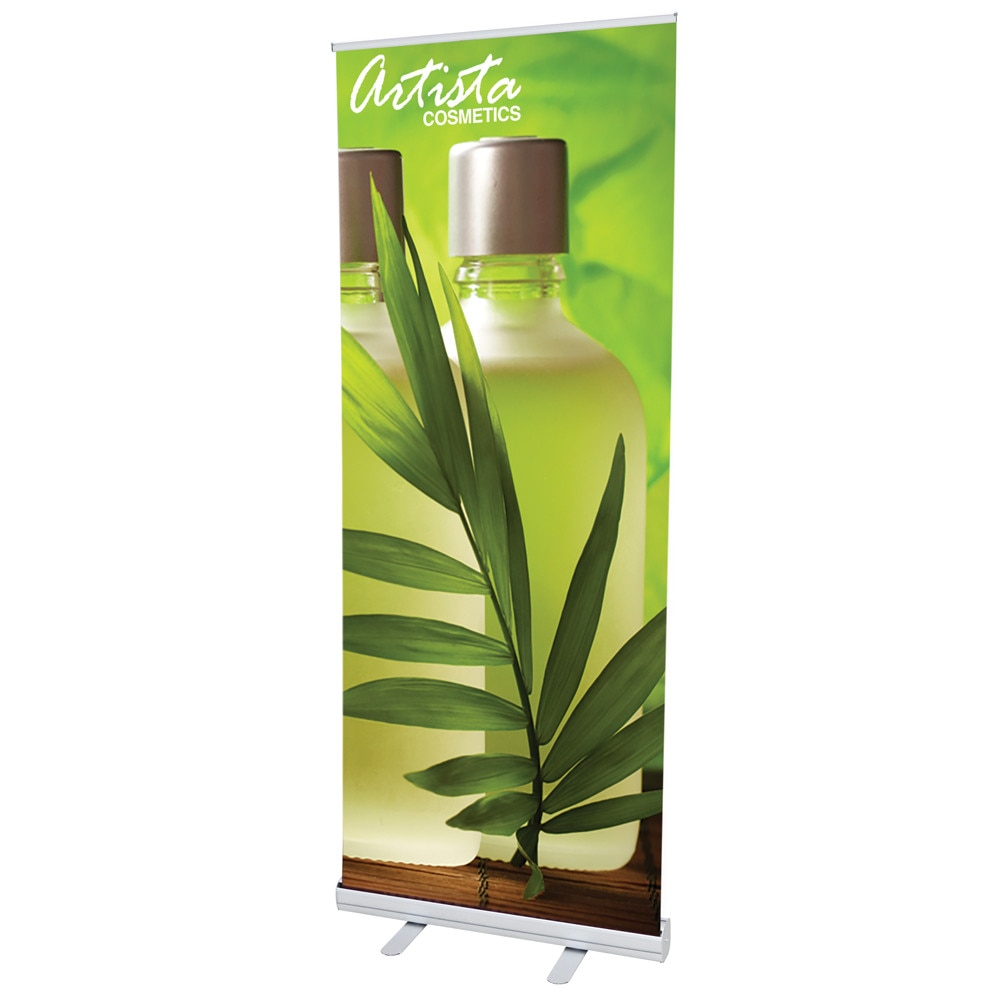 33.5 Econoroll Retractable Banner Silver Stand — Graphic Package